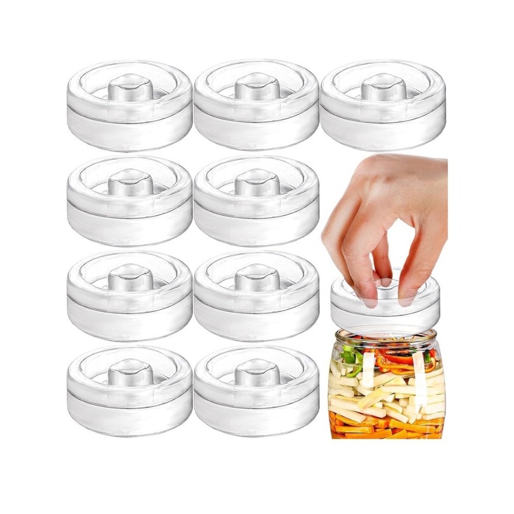 9 Pack Fermentation Glass Weights with Easy Grip Handle, Fermentation Weights
